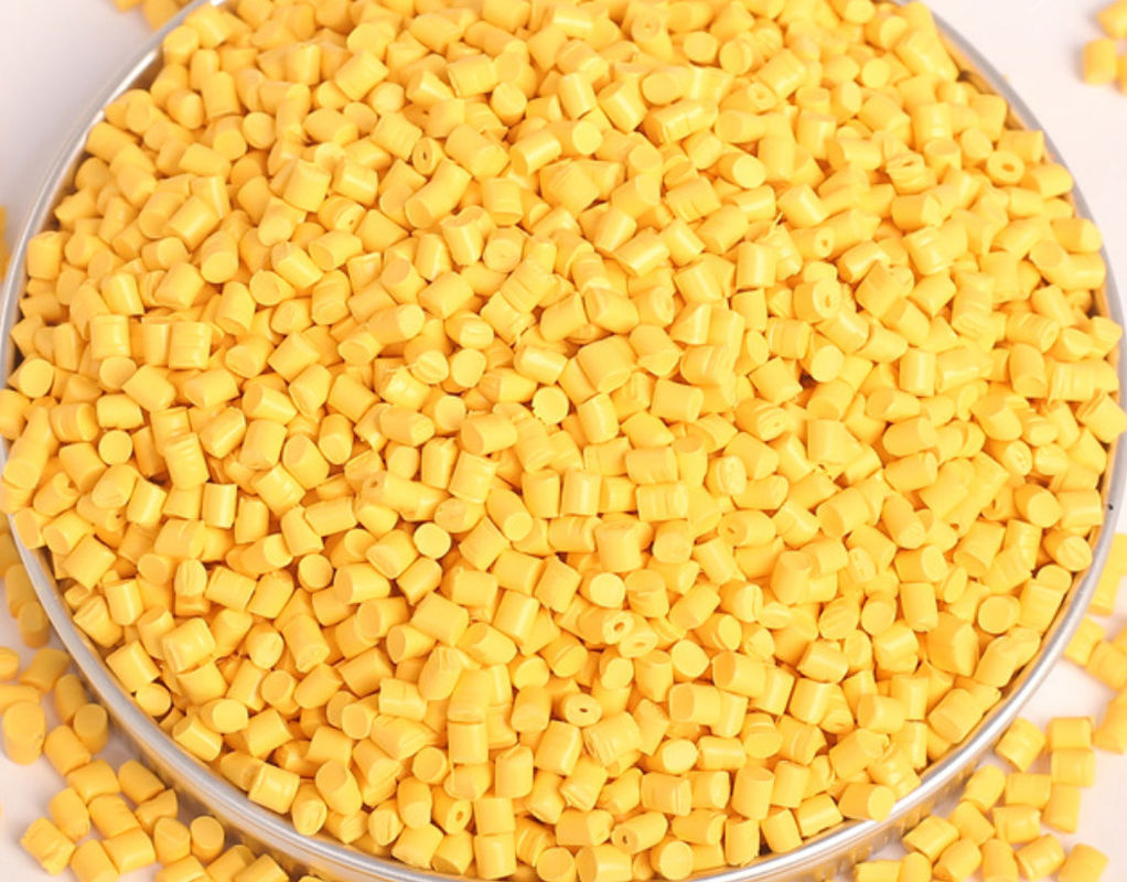 Professional Color Yellow Masterbatch High Heat Stability UV Stabilizers