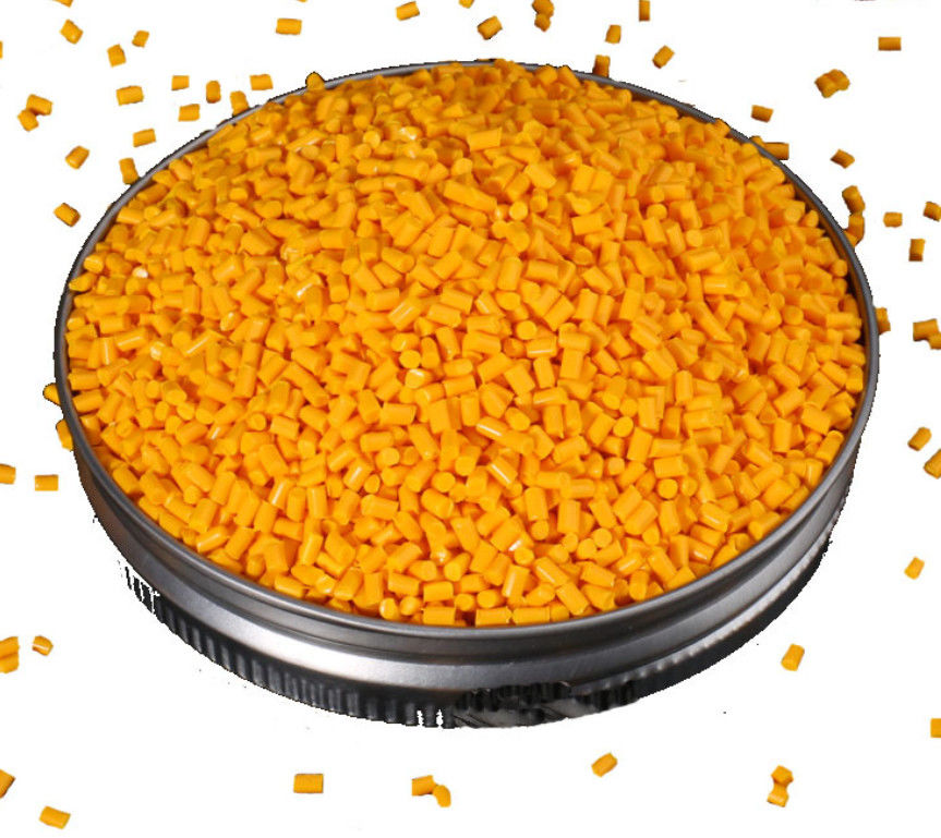 Professional Color Yellow Masterbatch High Heat Stability UV Stabilizers